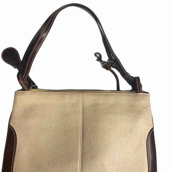 Dooney Bourke Tan Leather Pebbled Shoulder bag - Picture 2 of 8